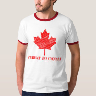 Ameaça ao t-shirt de Canadá