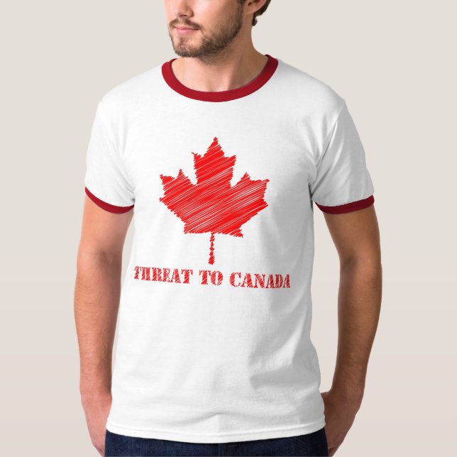 Ameaça ao t-shirt de Canadá (Frente)
