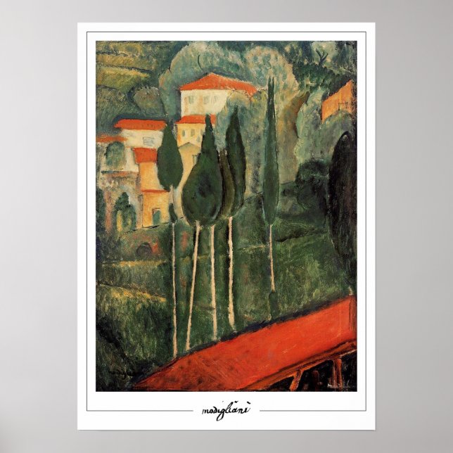 Amedeo Modigliani Zedign Art Poster #334 (Frente)