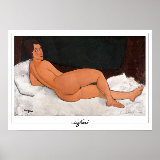 Amedeo Modigliani Zedign Art Poster nº 133 (Frente)