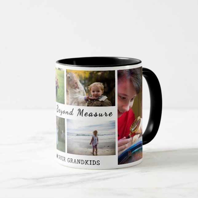Amei Além da Medida – Presente de Caneca para Avós (Frente Esquerda)