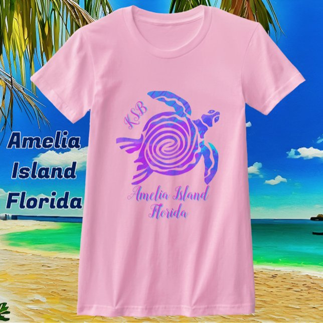 Amelia Island Sea Turtle T-Shirt (Criador carregado)