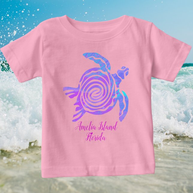 Amelia Island Sea Turtle T-Shirt (Criador carregado)