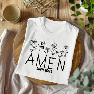 Amém para Mulheres e Crianças - Camiseta Cristã