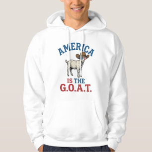 América É a Camiseta de Cowboy de Cabra Patriótica
