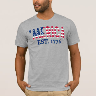 América Est. Camisa Patriótica Americana 1776