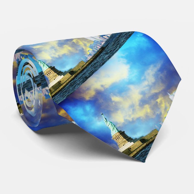 América, Estátua Da Liberdade, Gravata Do Pescoço (Rolled)