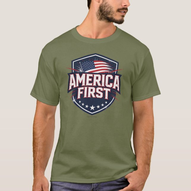 America First - T-Shirt (Frente)