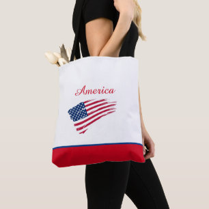 América Flag Tote Bag