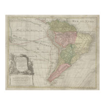 America Meridionalis, Impressão da América do Sul,