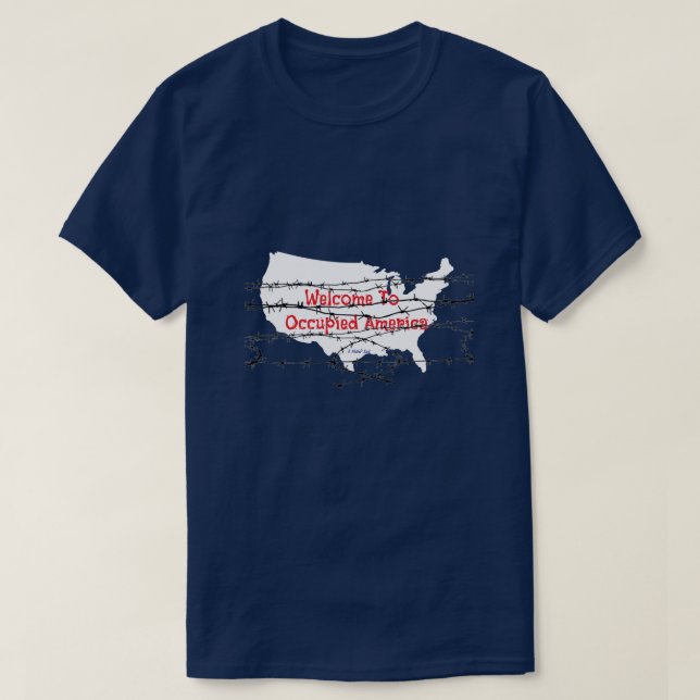 América Ocupada - Uma Camisa MisterP (Frente do Design)
