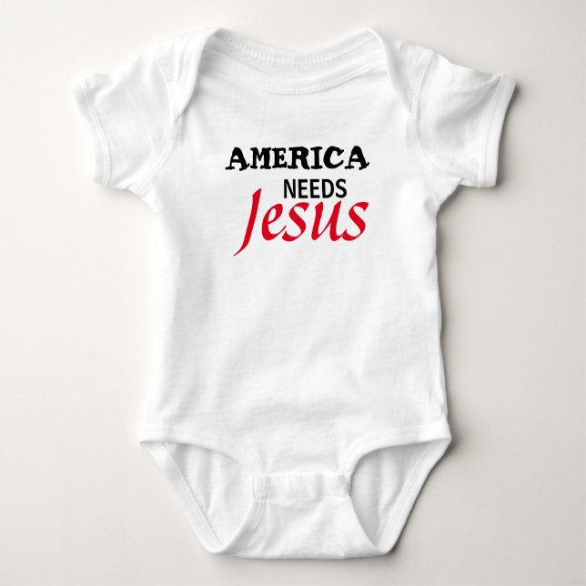 América precisa o t-shirt de JESUS (Frente)