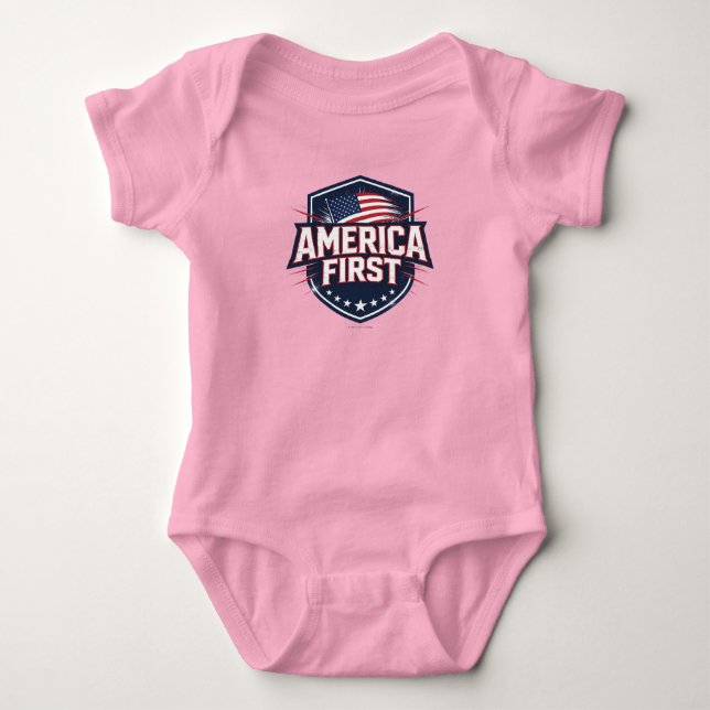 America Primeiro - Camiseta (Frente)