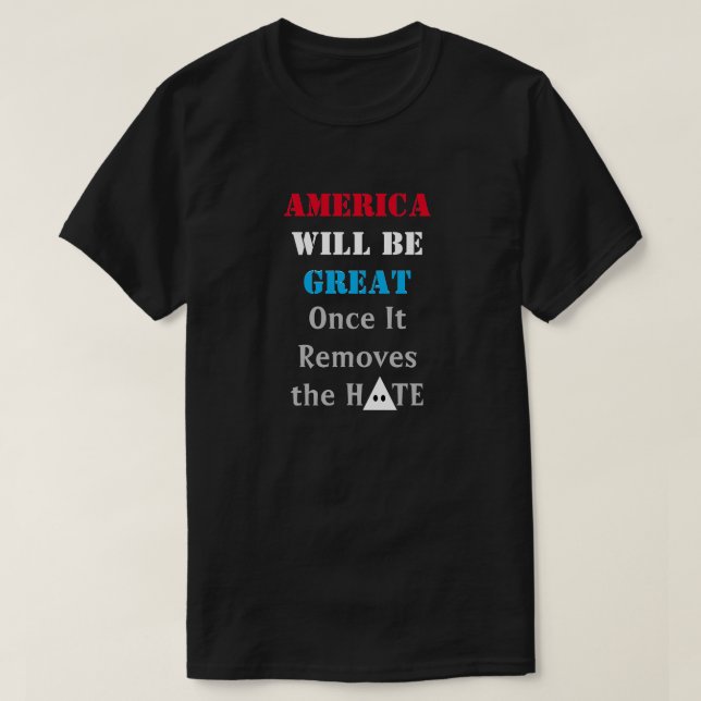 América será Excelente T-Shirt (Frente do Design)