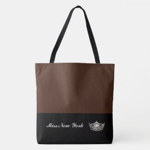 America Silver Crown Tote Bag-Large BT Siena