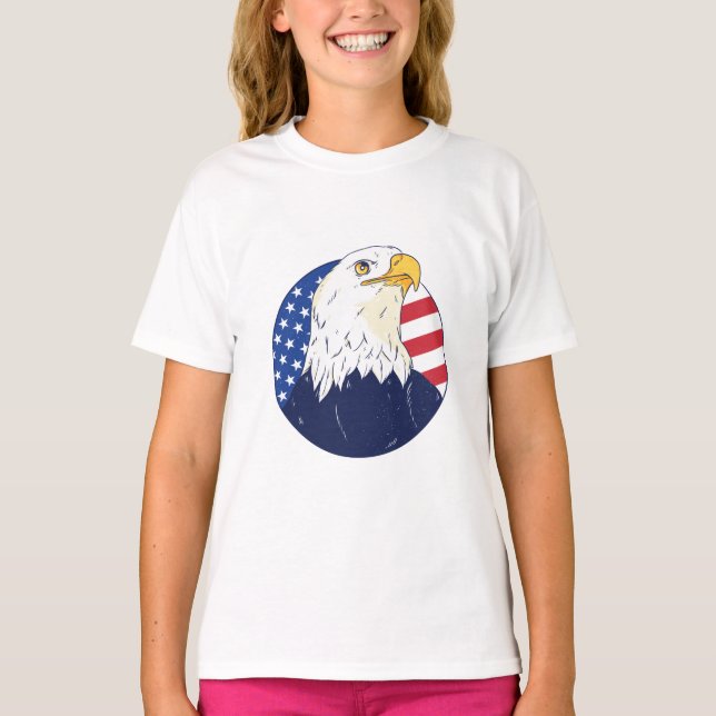 American Eagle Flag T-Shirt (Frente)