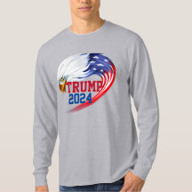 American Eagle Trump 2024 Long Sleeve T-Shirt