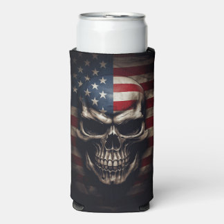American Flag Skull
