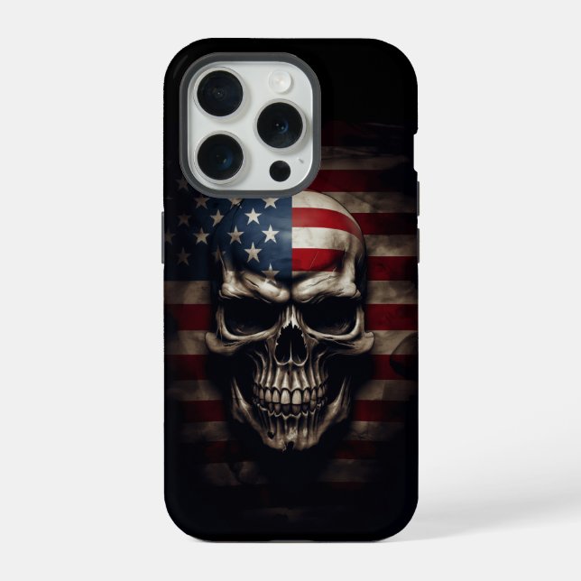 American Flag Skull (Verso)