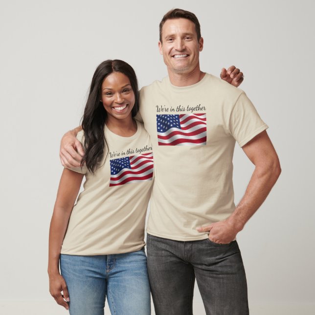American flag t-shirt (Unissex)