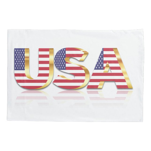 American Flag Travesseiro Case EUA (Verso)