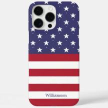 American Flag USA Patriotic Stars Name