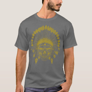 American Indian MMIW - Camisa T Premium em Crânio 