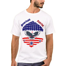 American Patriot T-Shirt - Bandeira dos EUA, Liber