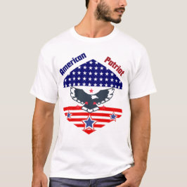 American Patriot T-Shirt - Bandeira dos EUA, Liber
