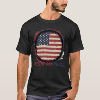 American Pride Vintage Flag T-Shirt – Patriotic US