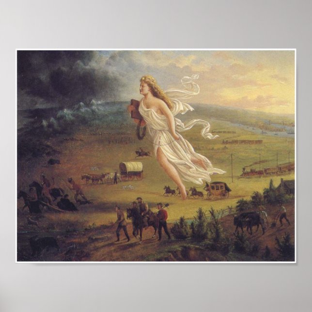 American Progress Vintage Art Poster (Frente)