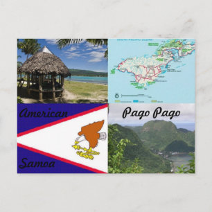 American, Samoa, Pago Pago cartão postal