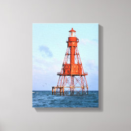 American Shoal Lighthouse, Flórida Canvas Print