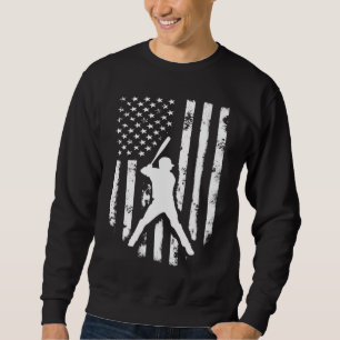 American USA Flag Baseball Afetado Hoown Top G