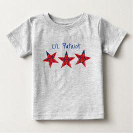 Americana Li'l Patriot Bandana Stars Baby T-shirt
