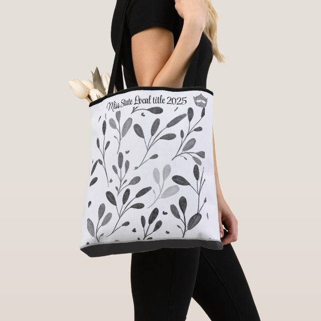 Americano Pageant Crown Leaf Tote Bag (Close Up)
