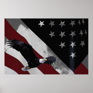 Americano poster de Eagle 36 x 24