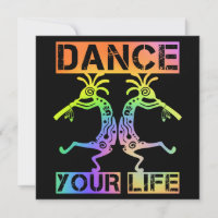 Americanos nativos Kokopelli - Dance sua vida 4