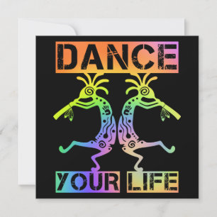 Americanos nativos Kokopelli - Dance sua vida 4