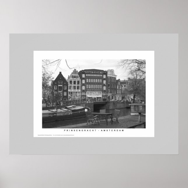 Amesterdã - Instalações de canal de impressão (Frente)