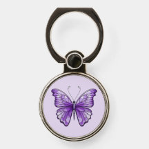 Ametist Wings Ring Holder