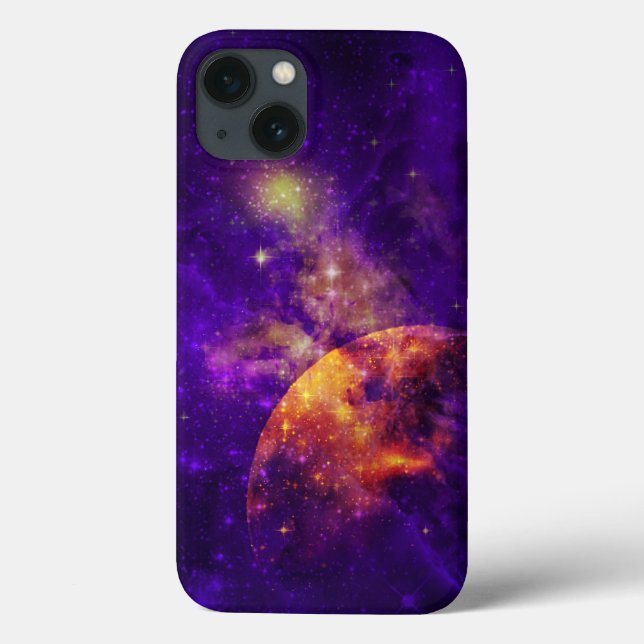 Ametyst Sky, Planeta Ouro na Nebula Ar iPad (Verso)