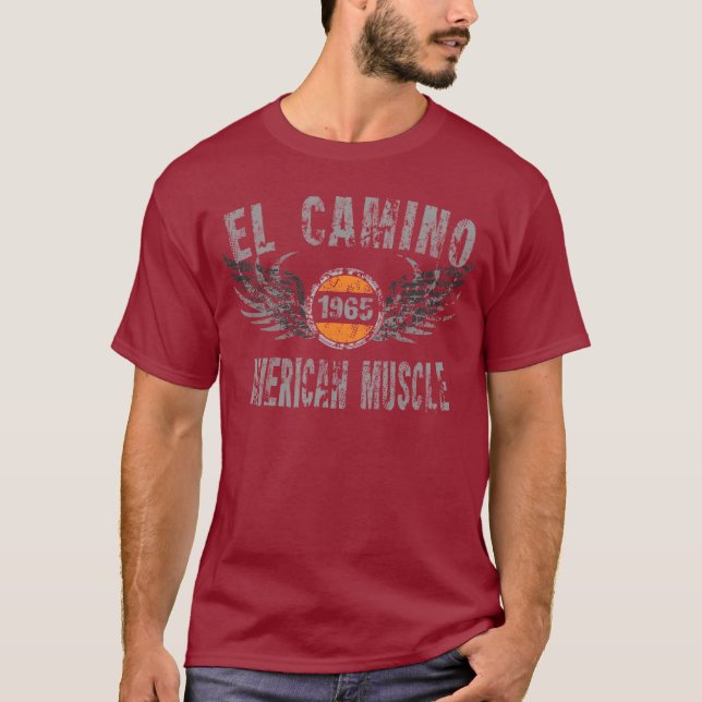 amgrfx - t-shirt 1965 do EL Camino (Frente)