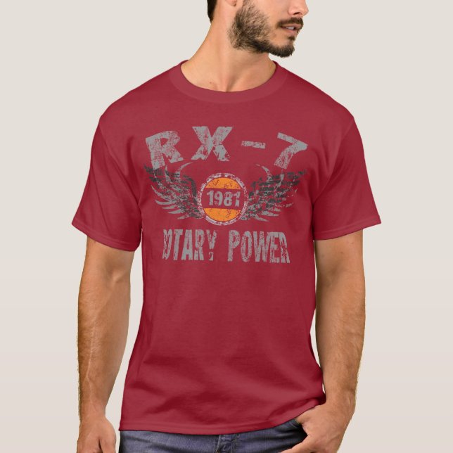 amgrfx - t-shirt 1981 RX-7 (Frente)