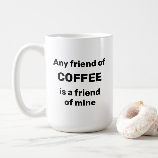 Amigo da caneca de café (Com Donut)