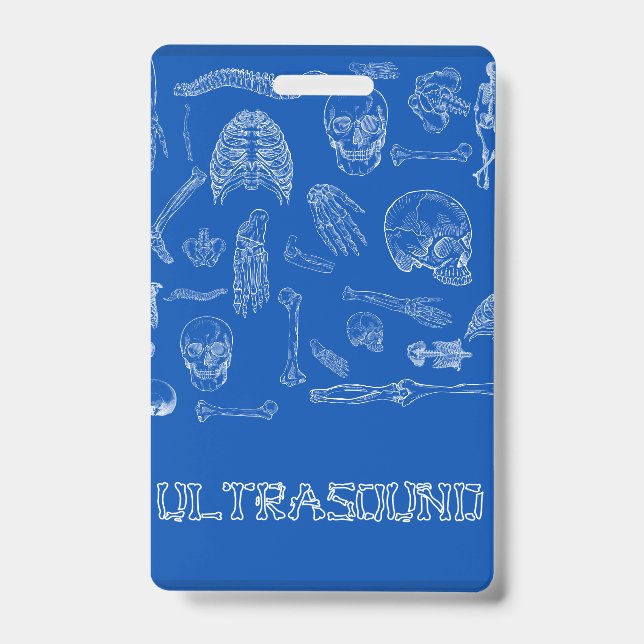 Amigo do Crachá Médico Vertical (Front)