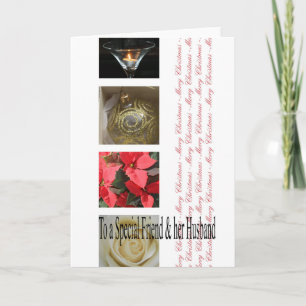 Amigo Especial e Marido Feliz Cartão de Natal