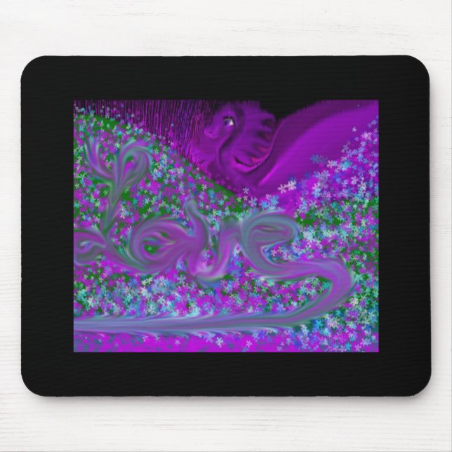 Amigo roxo Mousepad do dragão (Frente)