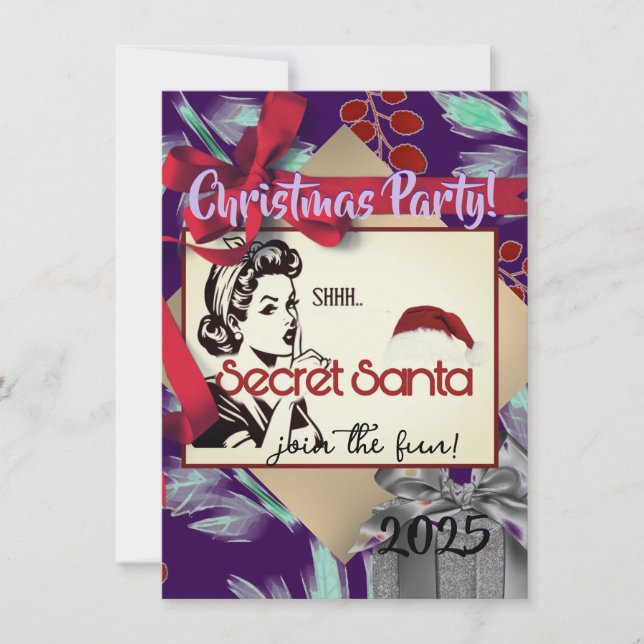 amigo secreto da festa de Natal (Frente)