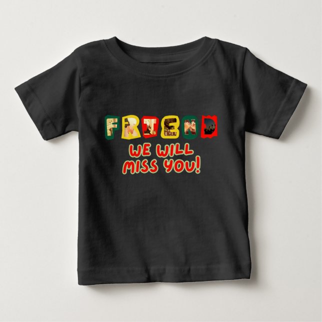 Amigo, Sentiremos Sua Falta De T-Shirt (Frente)